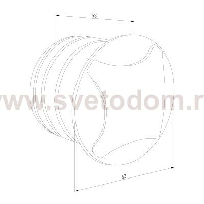 Подсветка для лестниц и дорожек MRL LED 1106 чёрный Elektrostandard