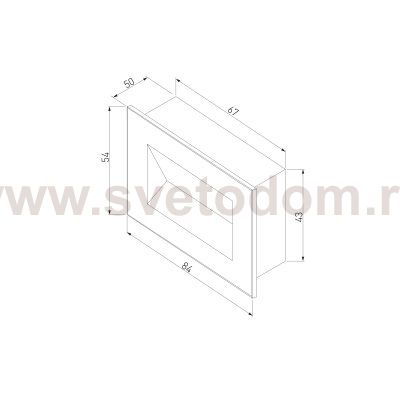 Подсветка для лестниц MRL LED 1109 чёрный Elektrostandard