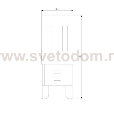 Светодиодная лампа JCD 7W 3300K G9 BLG901 Elektrostandard