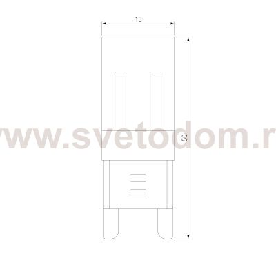 Светодиодная лампа JCD 5W 220V 4200К G9 BLG909 Elektrostandard