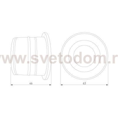 Подсветка для лестниц и дорожек MRL LED 1108 алюминий Elektrostandard