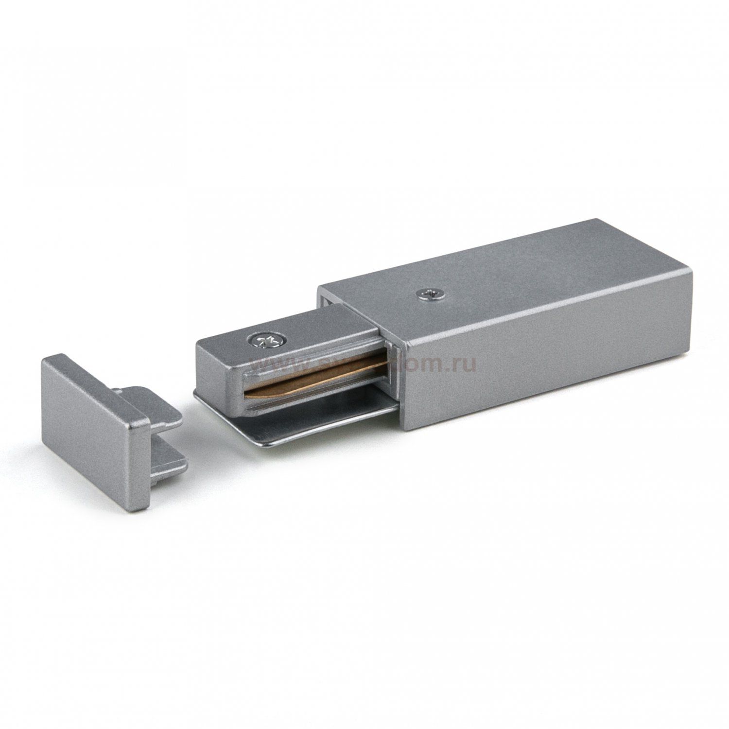 Ввод питания и заглушка торцевая для однофазного шинопровода (серебристый) TRP-1-1-CH Elektrostandard