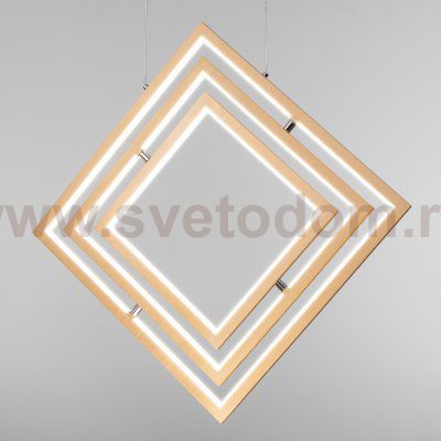 Подвесной светодиодный светильник Eurosvet 90224/3 матовое золото Maya