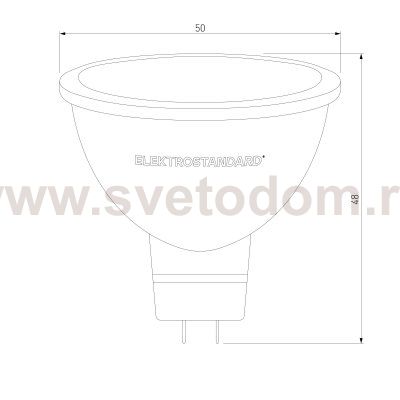 Светодиодная лампа направленного света JCDR 7W 4200K G5.3 BLG5314 Elektrostandard