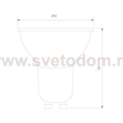 Светодиодная лампа направленного света JCDR 7W 6500K GU10 BLGU1012 Elektrostandard