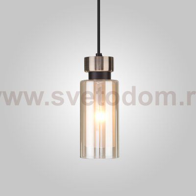 подвесной светильник Eurosvet 50115/1 черный Amado