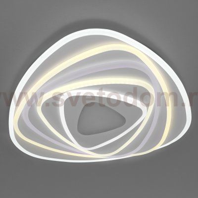 Потолочный светодиодный светильник с пультом управления Eurosvet 90225/1 белый Coloris