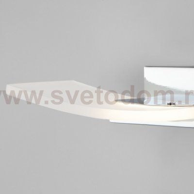 Настенный светодиодный светильник Хром 40152/1 LED хром Eurosvet