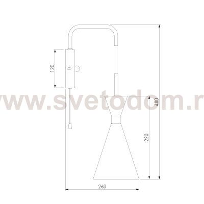 Бра в стиле лофт Bogates 316/1 Glustin