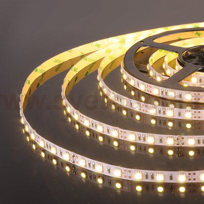 Светодиодная лента Лента светодиодная 12V 14,4W 60Led 5050 IP65 дневной белый, 5м Elektrostandard