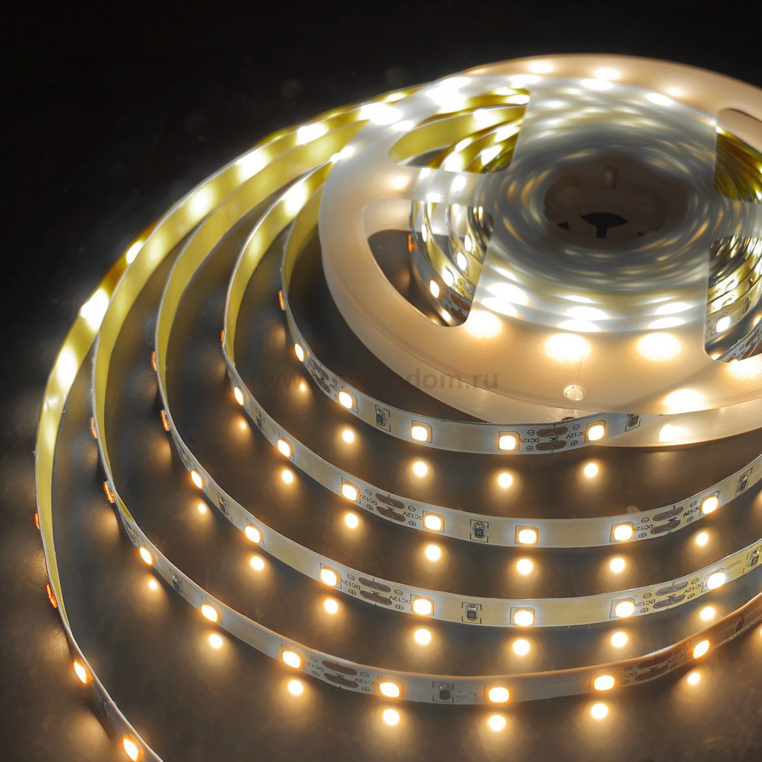 Светодиодная лента Лента светодиодная 12V 4,8W 60Led 2835 IP20 дневной белый, 5м Elektrostandard