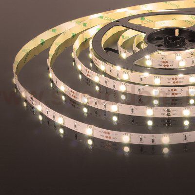 Светодиодная лента Лента светодиодная 12V 7,2W 30Led 5050 IP20 теплый белый, 5м Elektrostandard