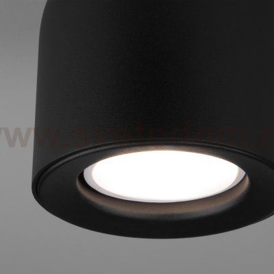 Накладной акцентный светильник черный DLN116 GU10 Elektrostandard