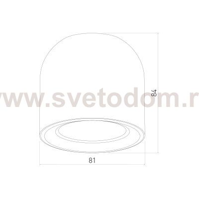 Накладной акцентный светильник черный DLN116 GU10 Elektrostandard