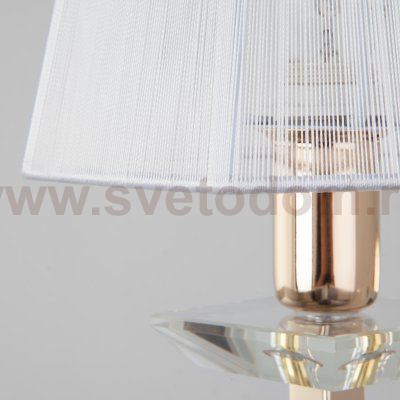 Настенный светильник с абажуром Eurosvet 60114/1 золото Alegria