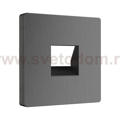 Накладка для телефонной розетки RJ-11 (графит рифленый) Werkel W1192004
