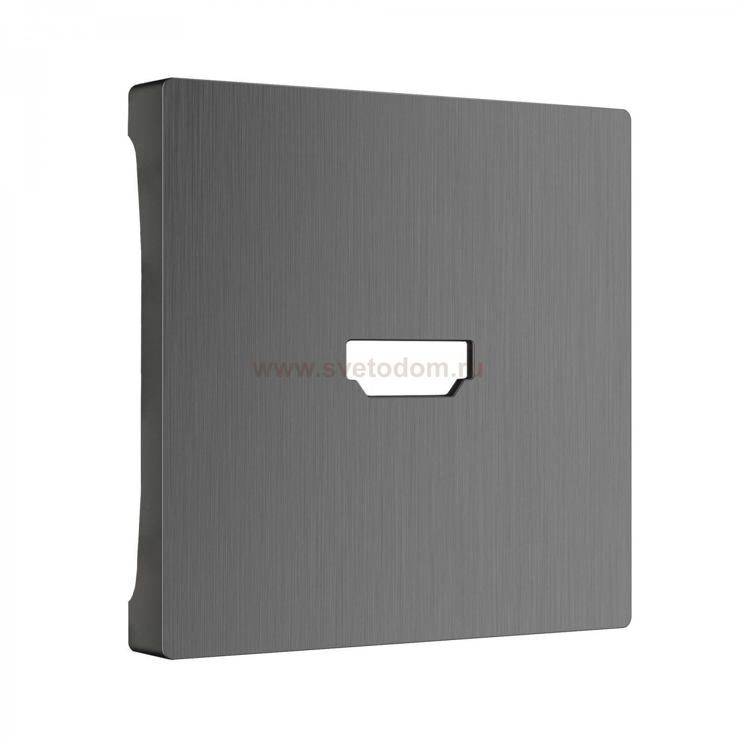 Накладка для розетки HDMI (графит рифленый) Werkel W1196004