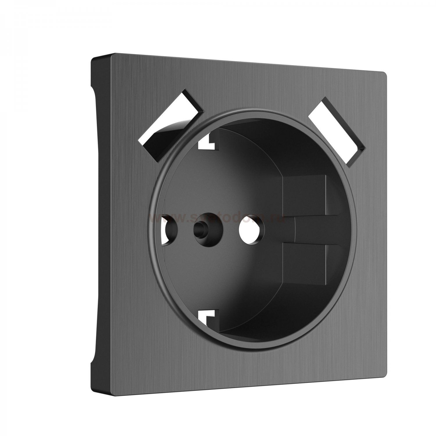 Накладка для розетки USB (графит рифленый) Werkel W1179504