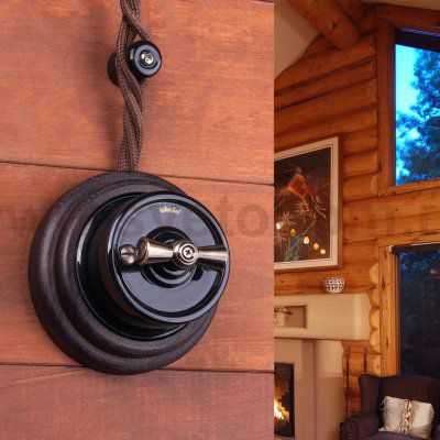 Ретро кабель витой 2х1,5 (коричневый) 50 м W6452514 Werkel