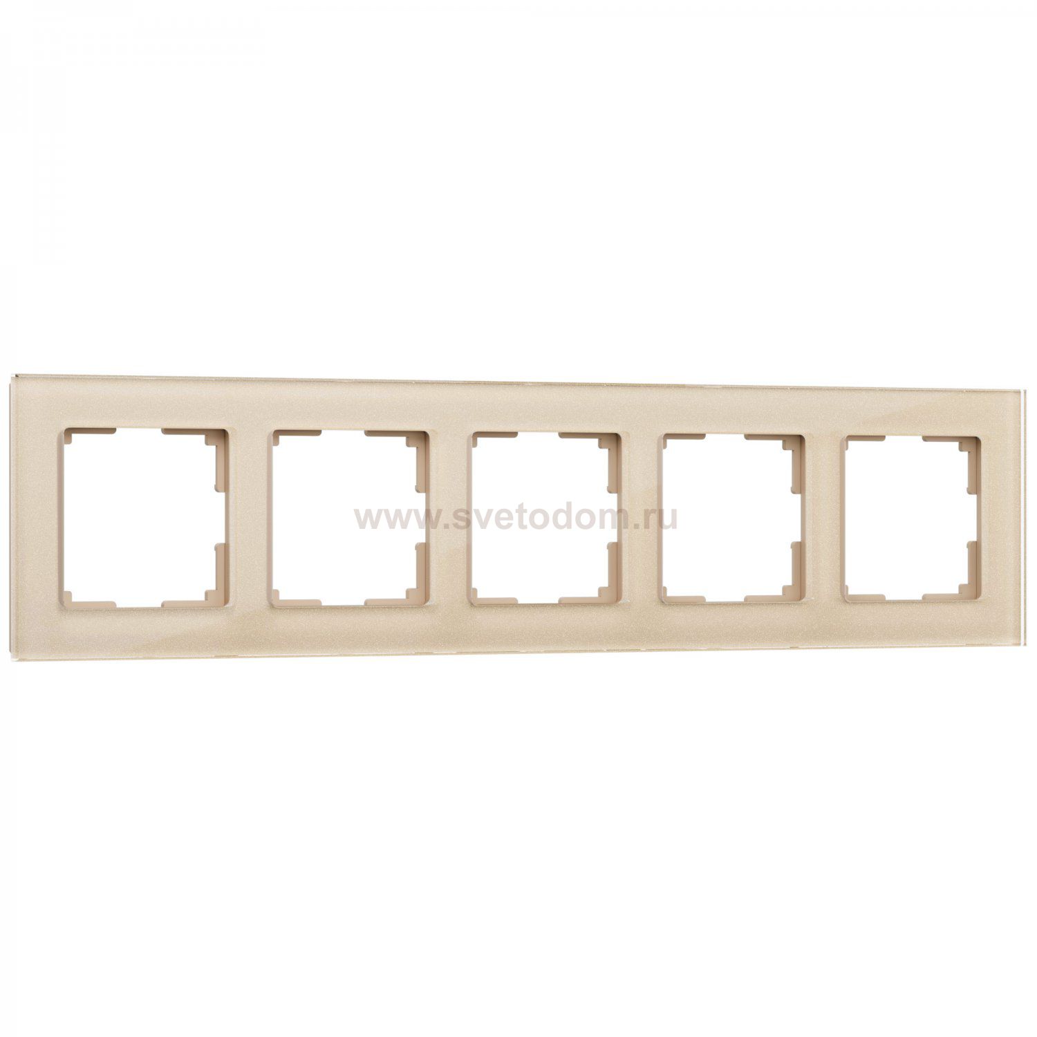 Рамка на 5 постов (шампань) W0051111 Werkel
