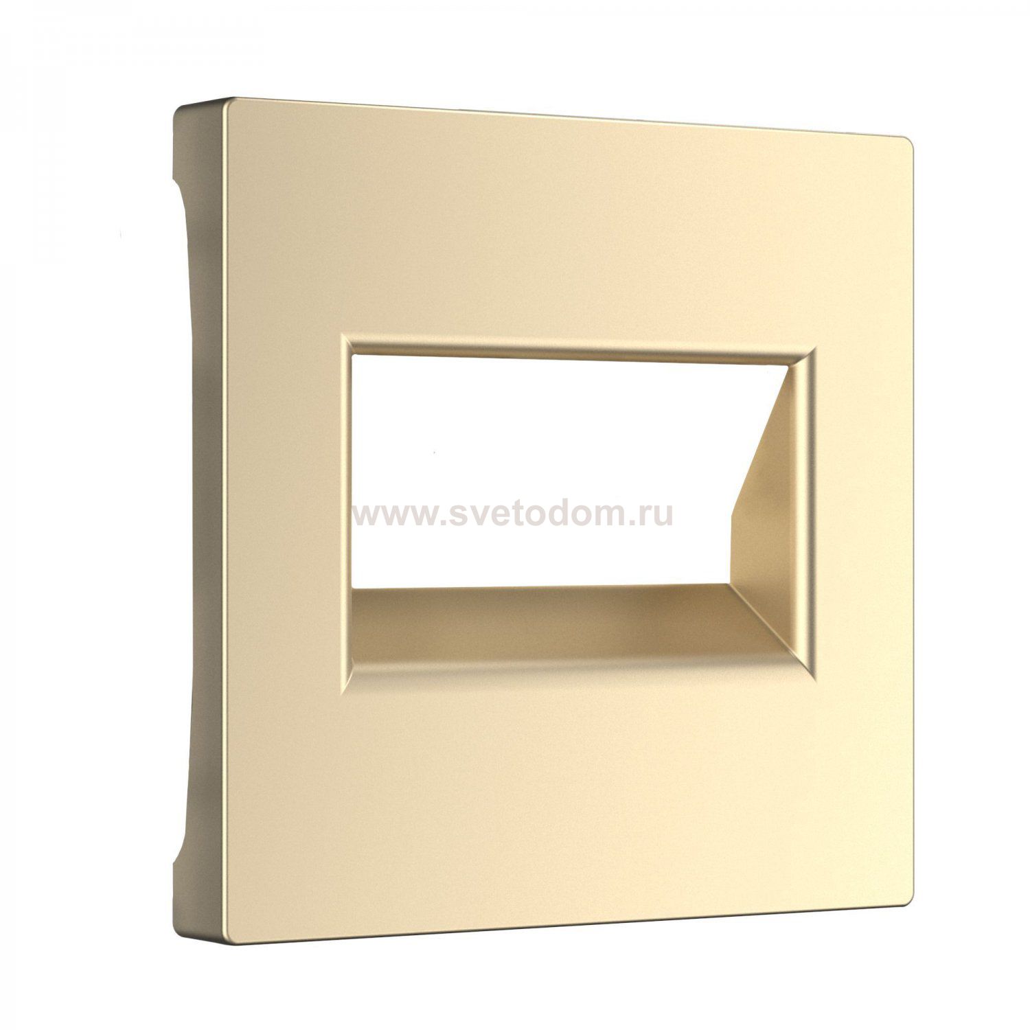 Накладка для двойной розетки Еthernet RJ-45 (шампань) Werkel W1191111