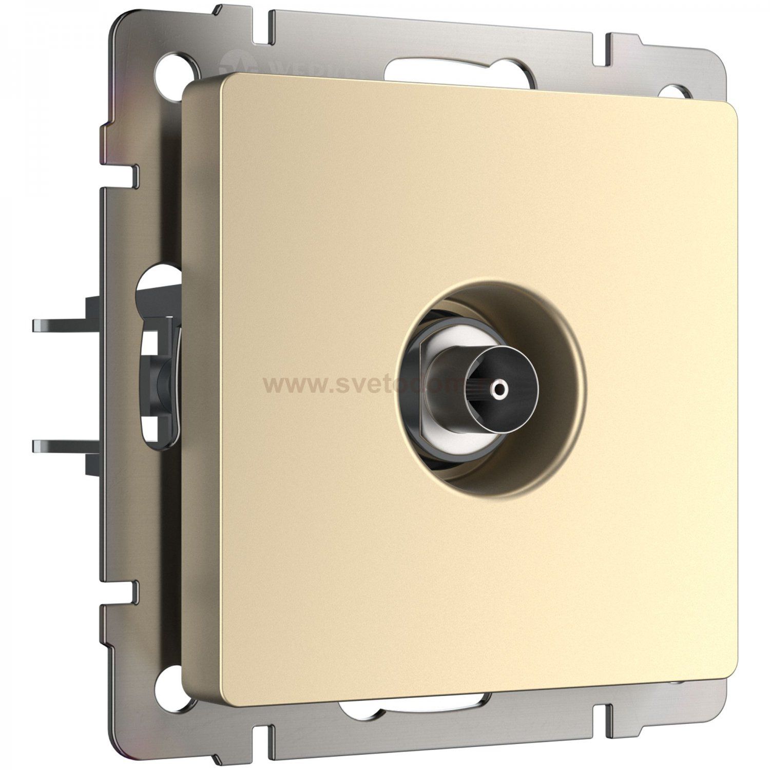 ТВ-розетка оконечная (шампань) W1183011 Werkel