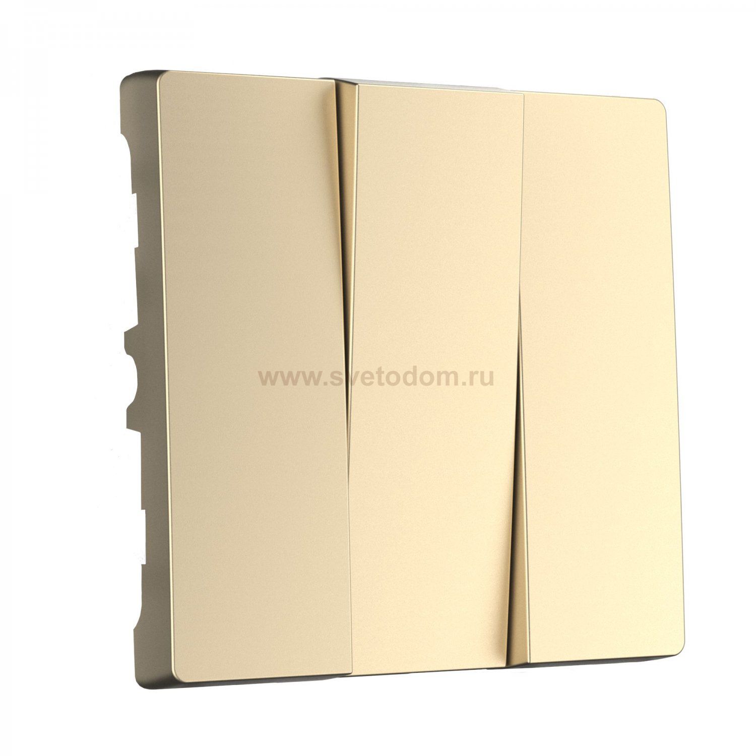 Набор клавиш для выключателя трехклавишного (шампань) Werkel W1139011