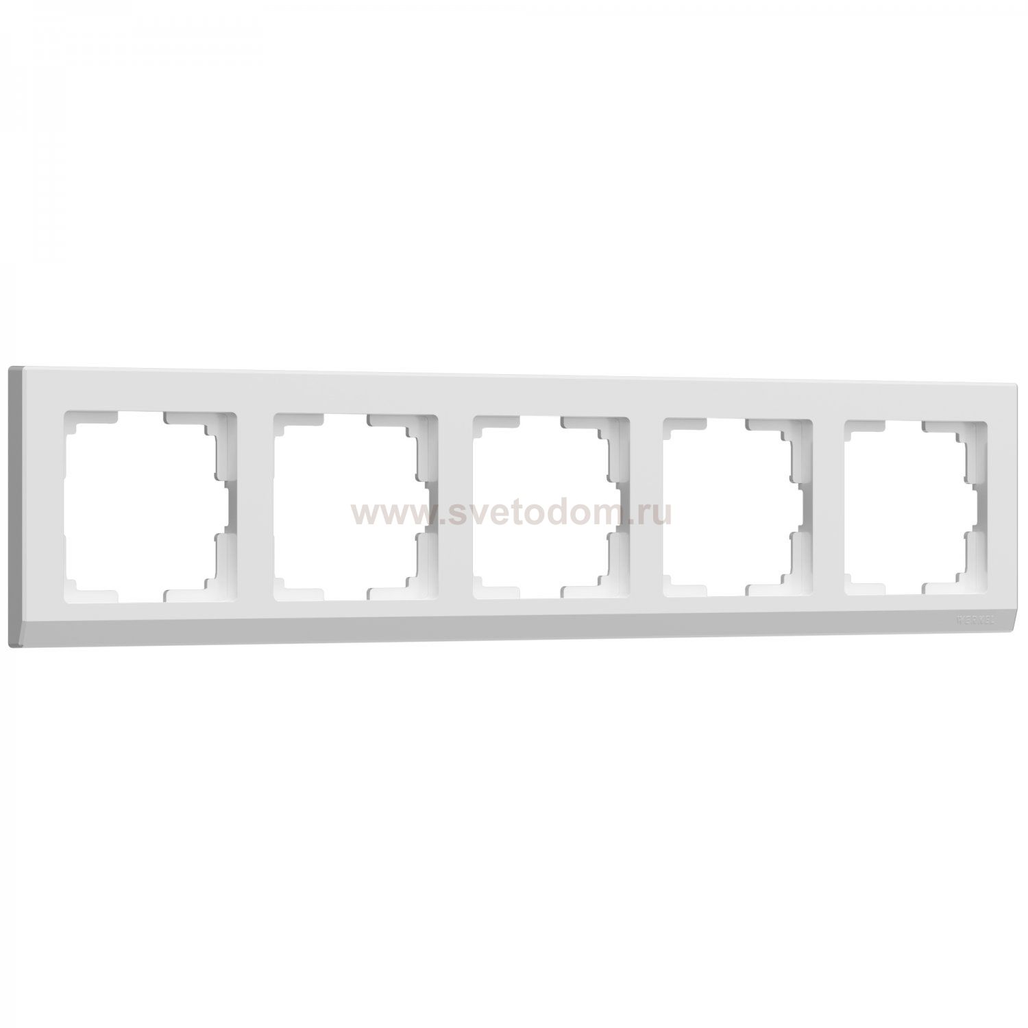Рамка на 5 постов (белый) W0051801 Werkel