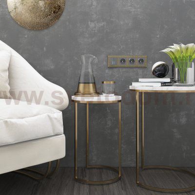 Рамка на 4 поста Antik (бронза) Werkel W0041512