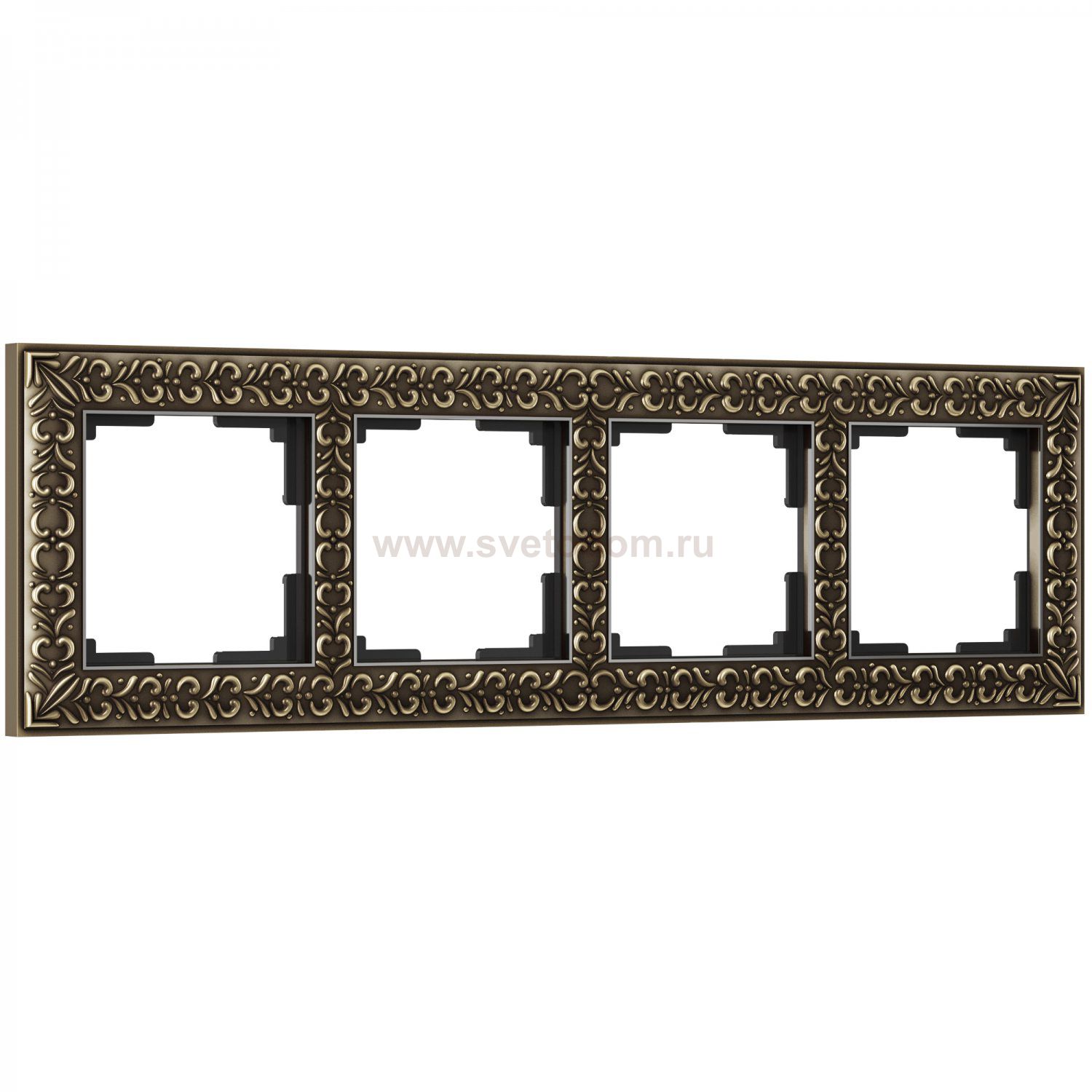 Рамка на 4 поста Antik (бронза) Werkel W0041512