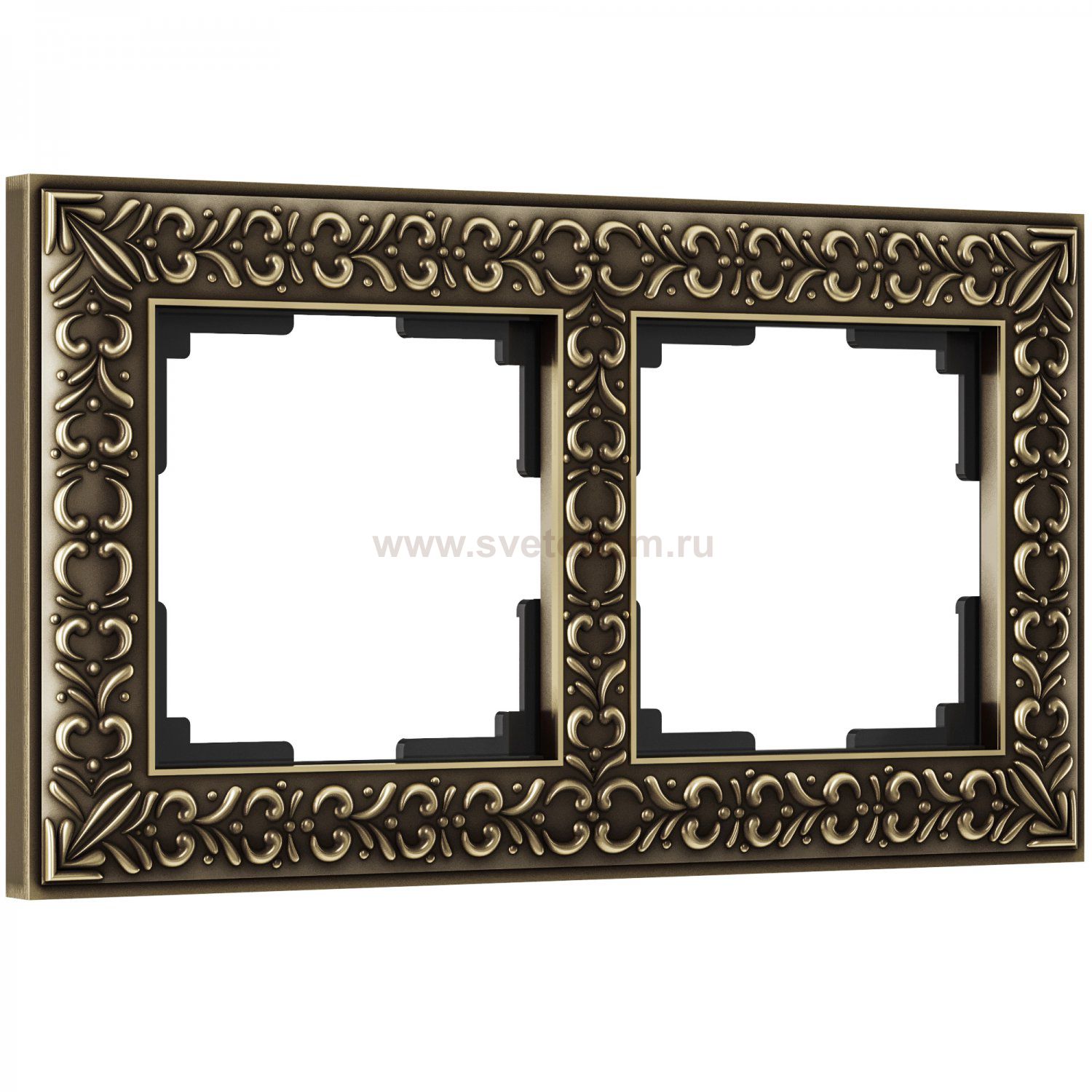 Рамка на 2 поста (бронза) Werkel W0021512
