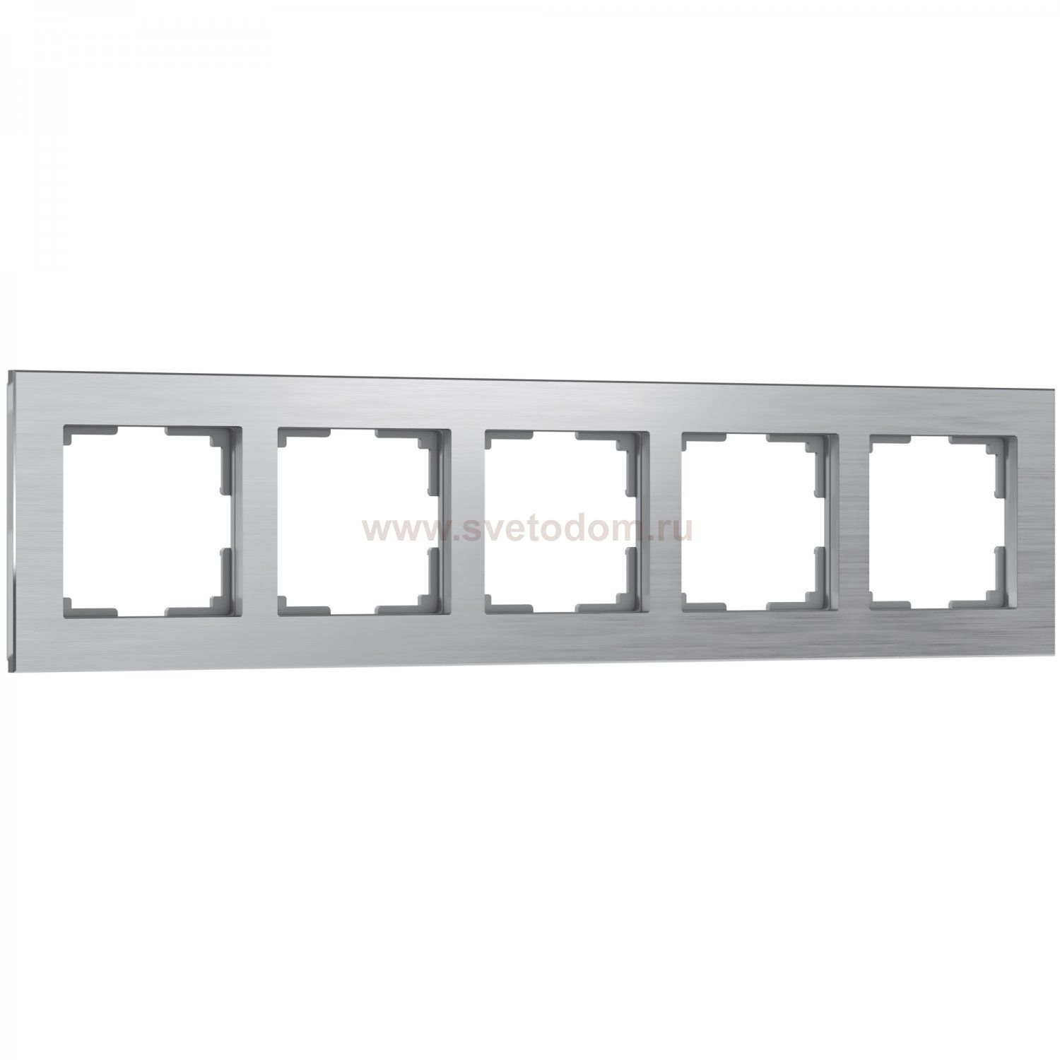 Рамка на 5 постов (алюминий) Werkel W0051706