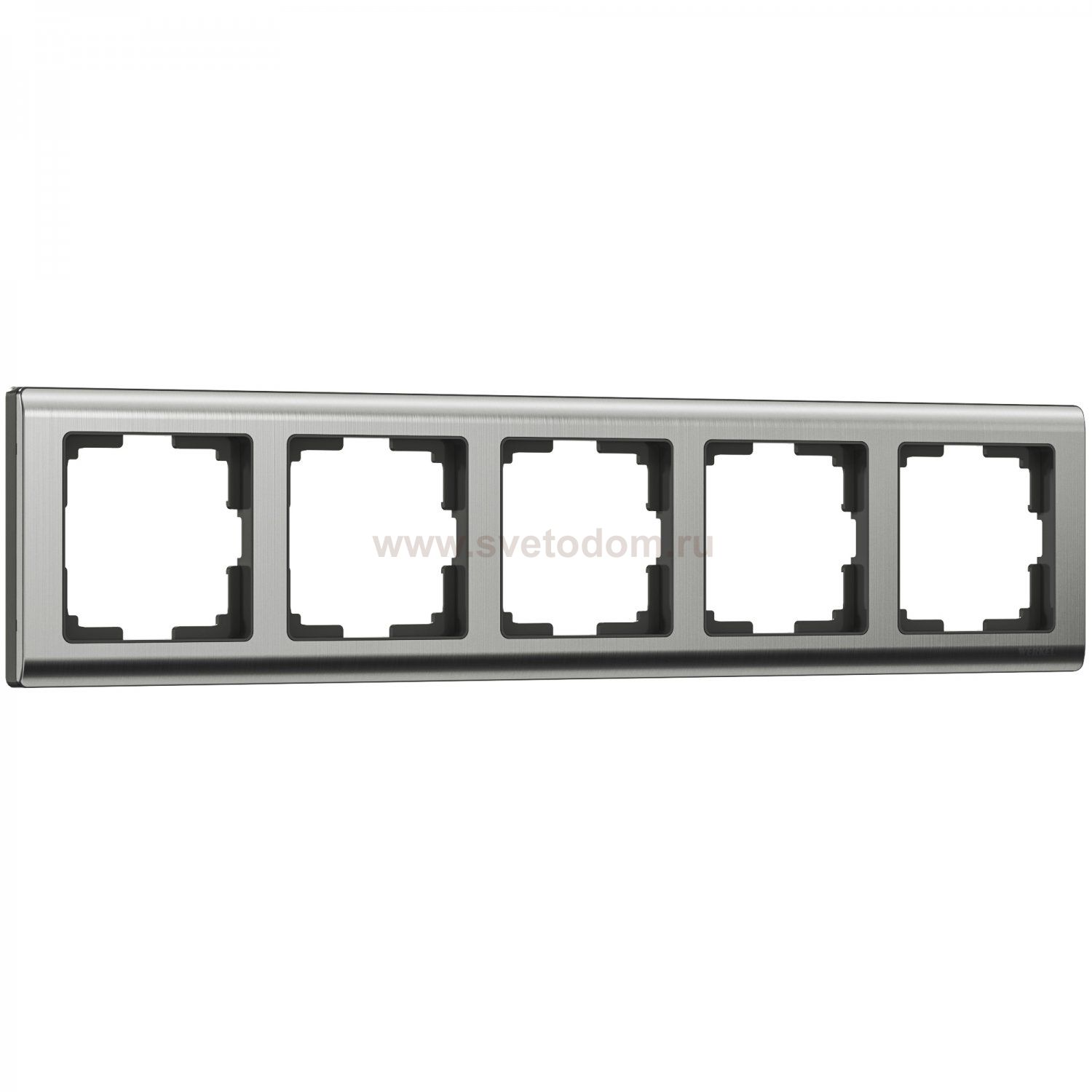 Рамка на 5 постов (глянцевый никель) W0051602 Werkel