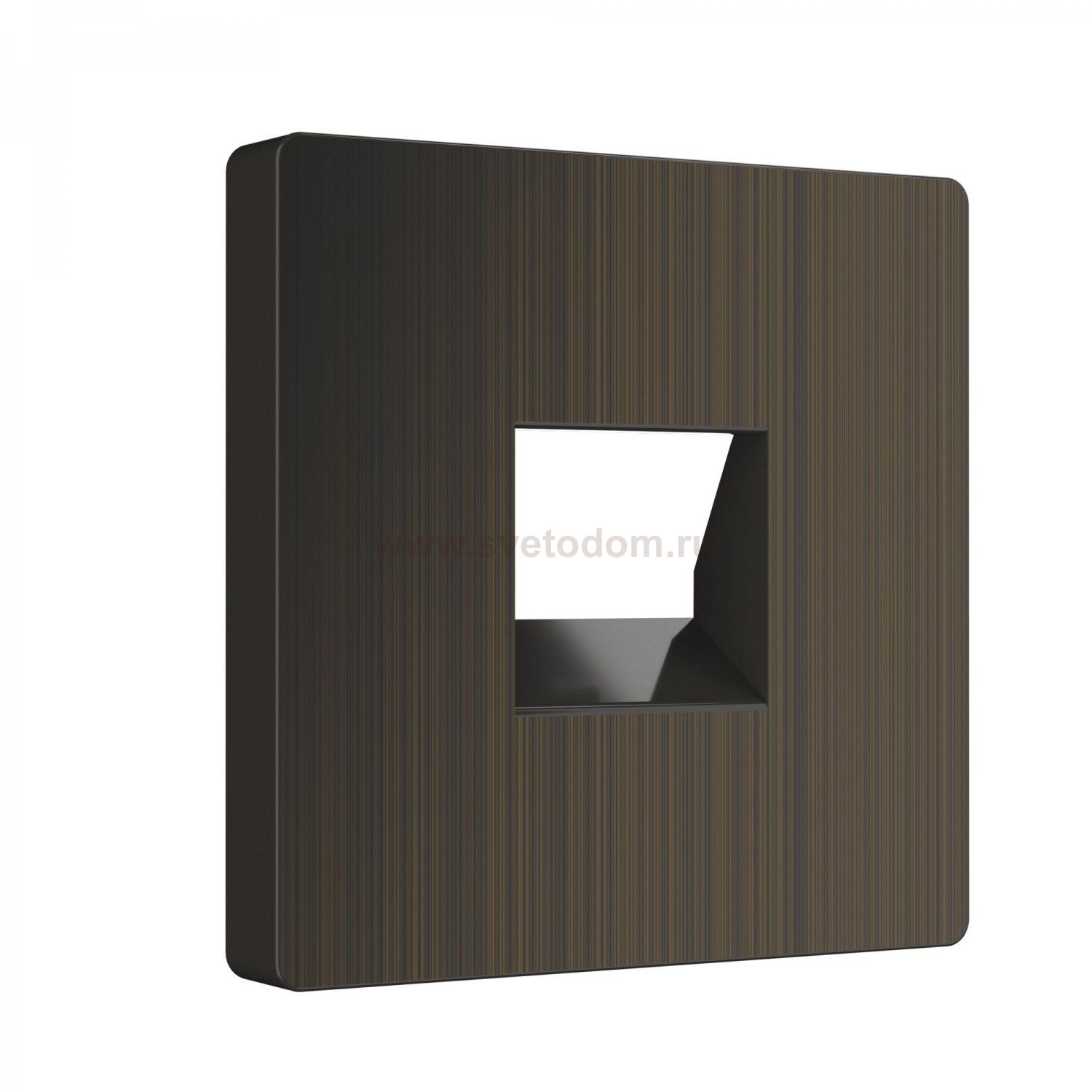 Накладка для розетки Ethernet RJ-45 и телефонной розетки RJ-11 (бронзовый) Werkel W1191212