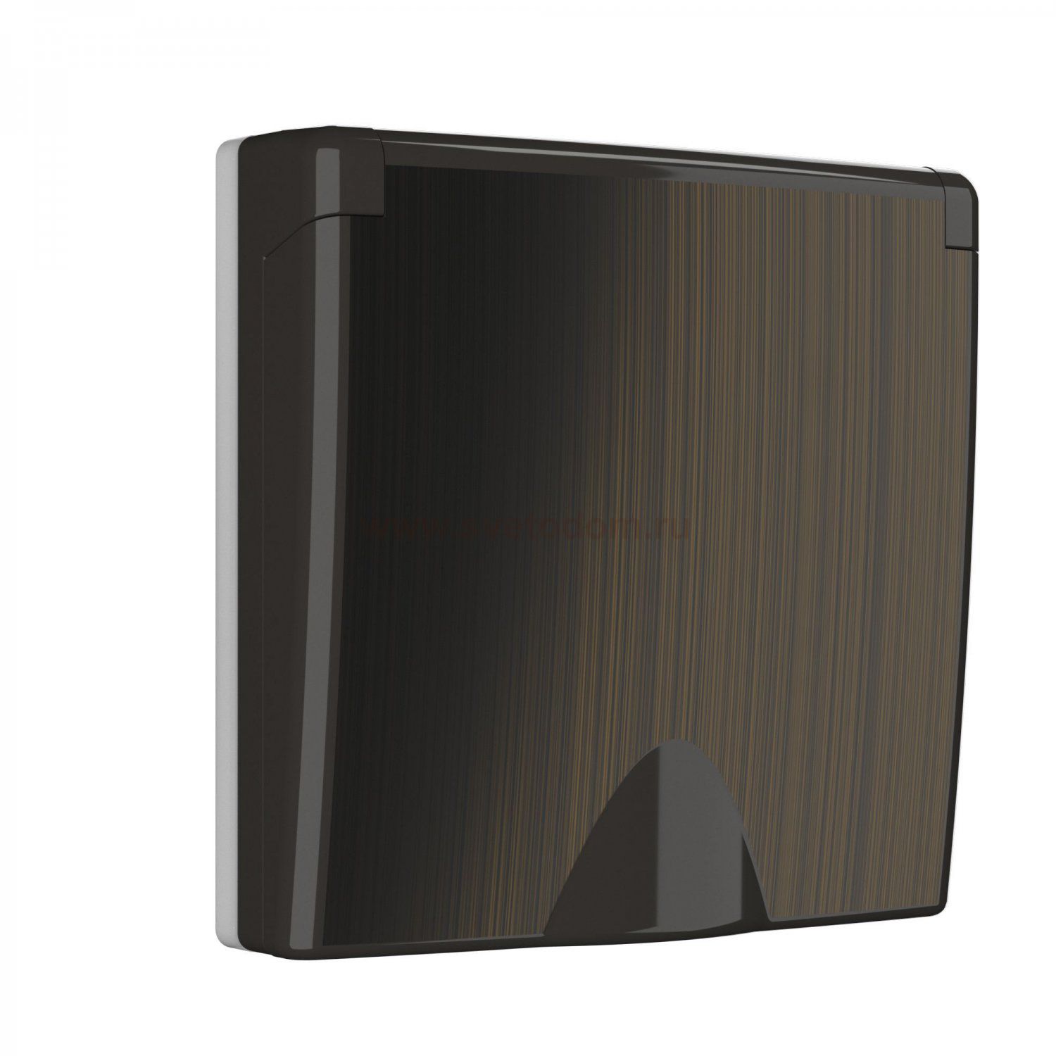 Накладка для розетки IP44 с крышкой (бронзовый) Werkel W1179212