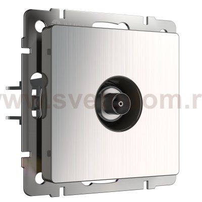 ТВ розетка оконечная (глянцевый никель) Werkel W1183002
