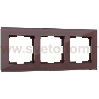 Рамка на 3 поста (мокко) W0031118 Werkel