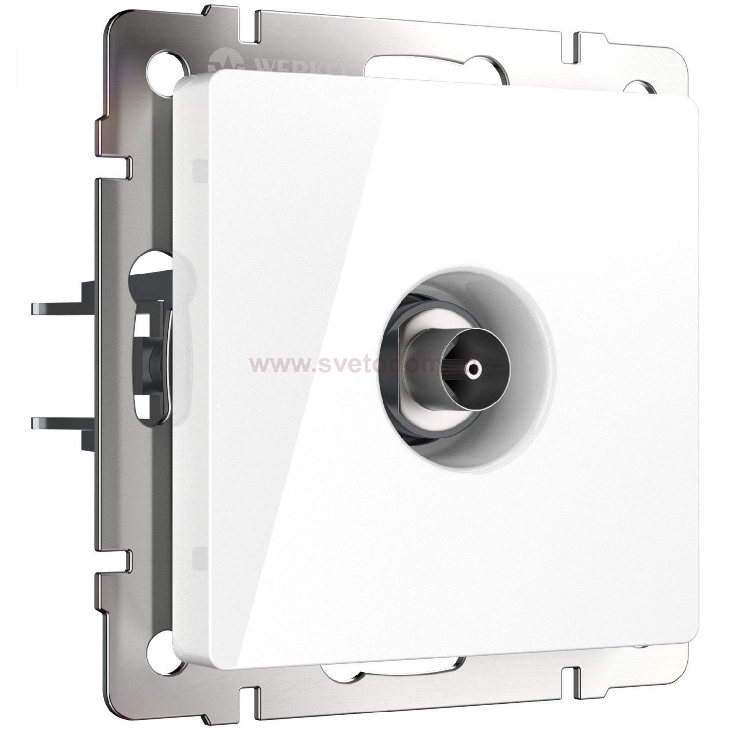 ТВ-розетка оконечная (белая) W1183001 Werkel