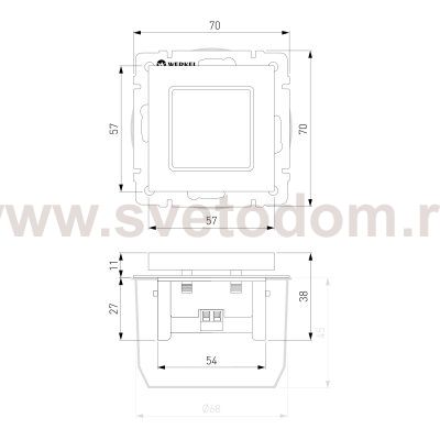 Встраиваемая LED подсветка (белый) Werkel W1154301