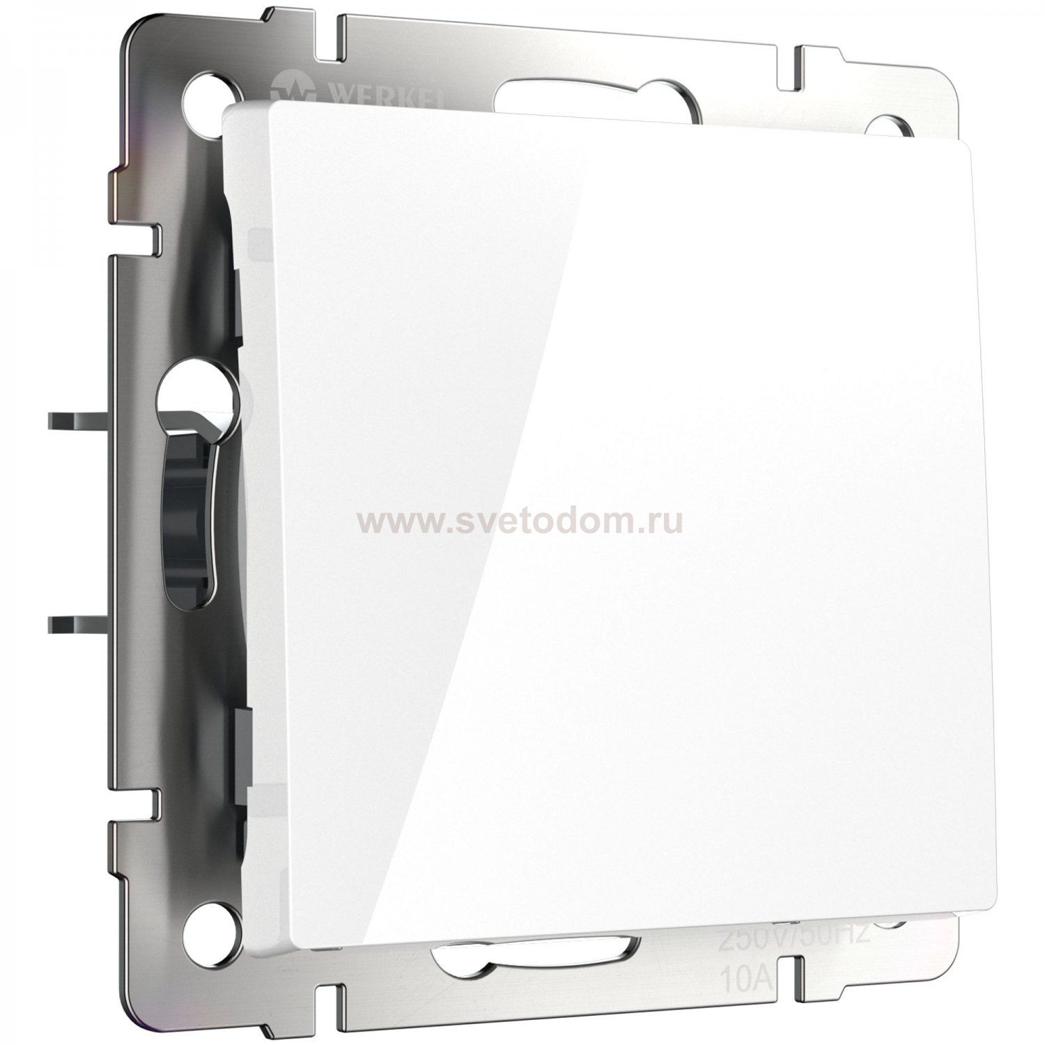 Выключатель одноклавишный проходной (белый) W1112001 Werkel