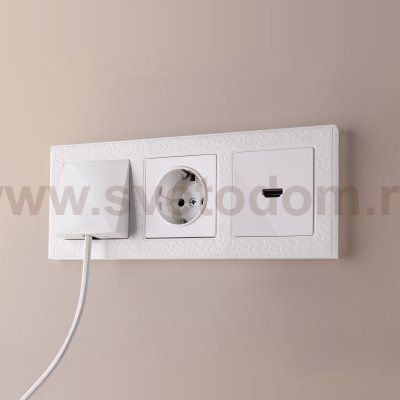 Вывод кабеля (белый) W1150201 Werkel