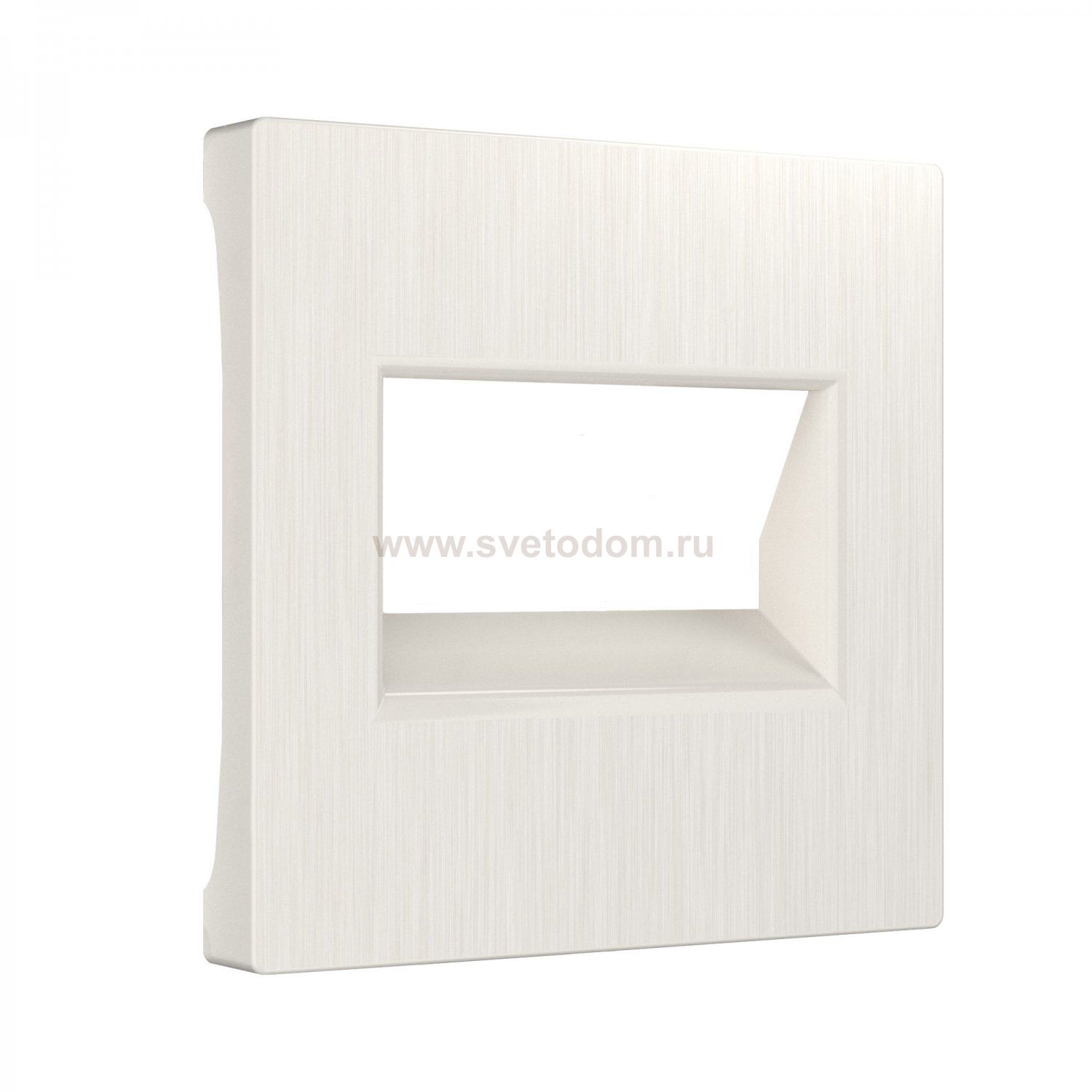 Накладка для двойной розетки Еthernet RJ-45 (перламутровый рифленый) Werkel W1191113