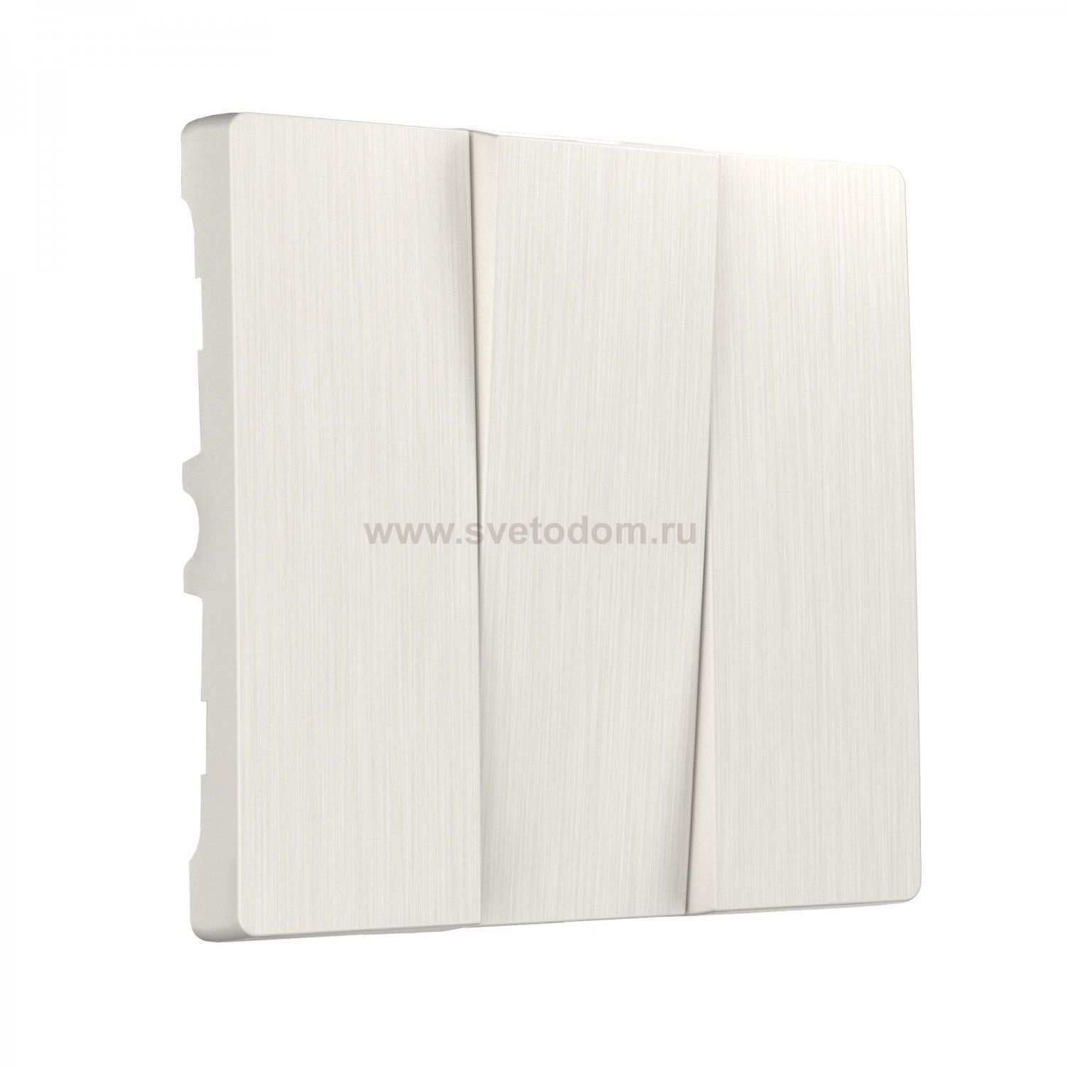 Набор клавиш для выключателя трехклавишного (перламутровый рифленый) W1139013 Werkel