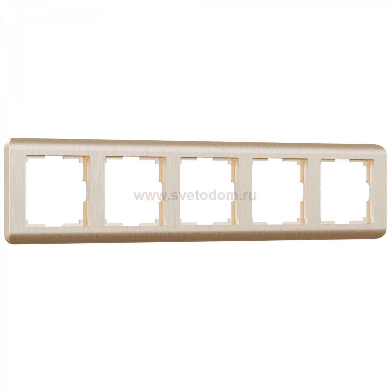 Рамка на 5 постов (шампань) W0052111 Werkel