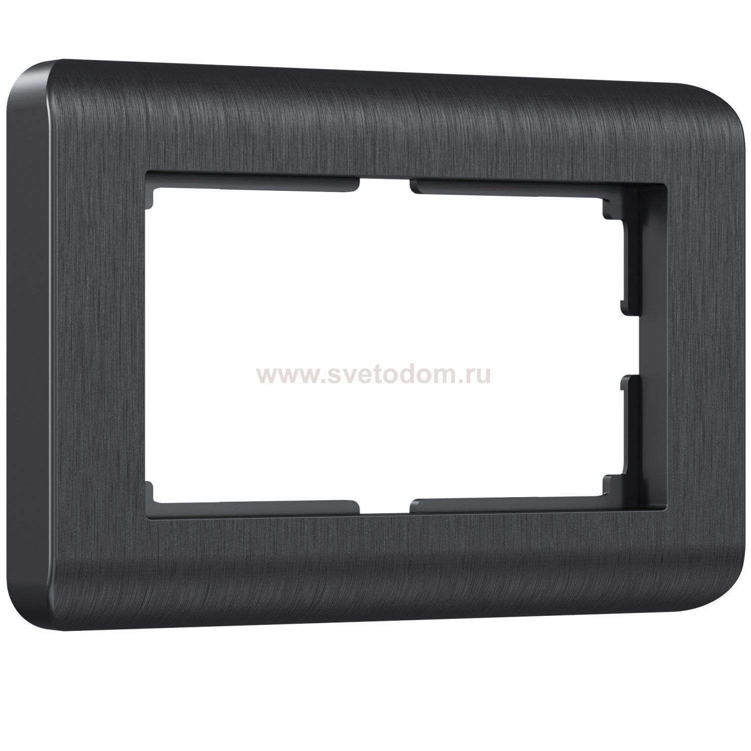 Рамка для двойной розетки (графит) W0082104 Werkel
