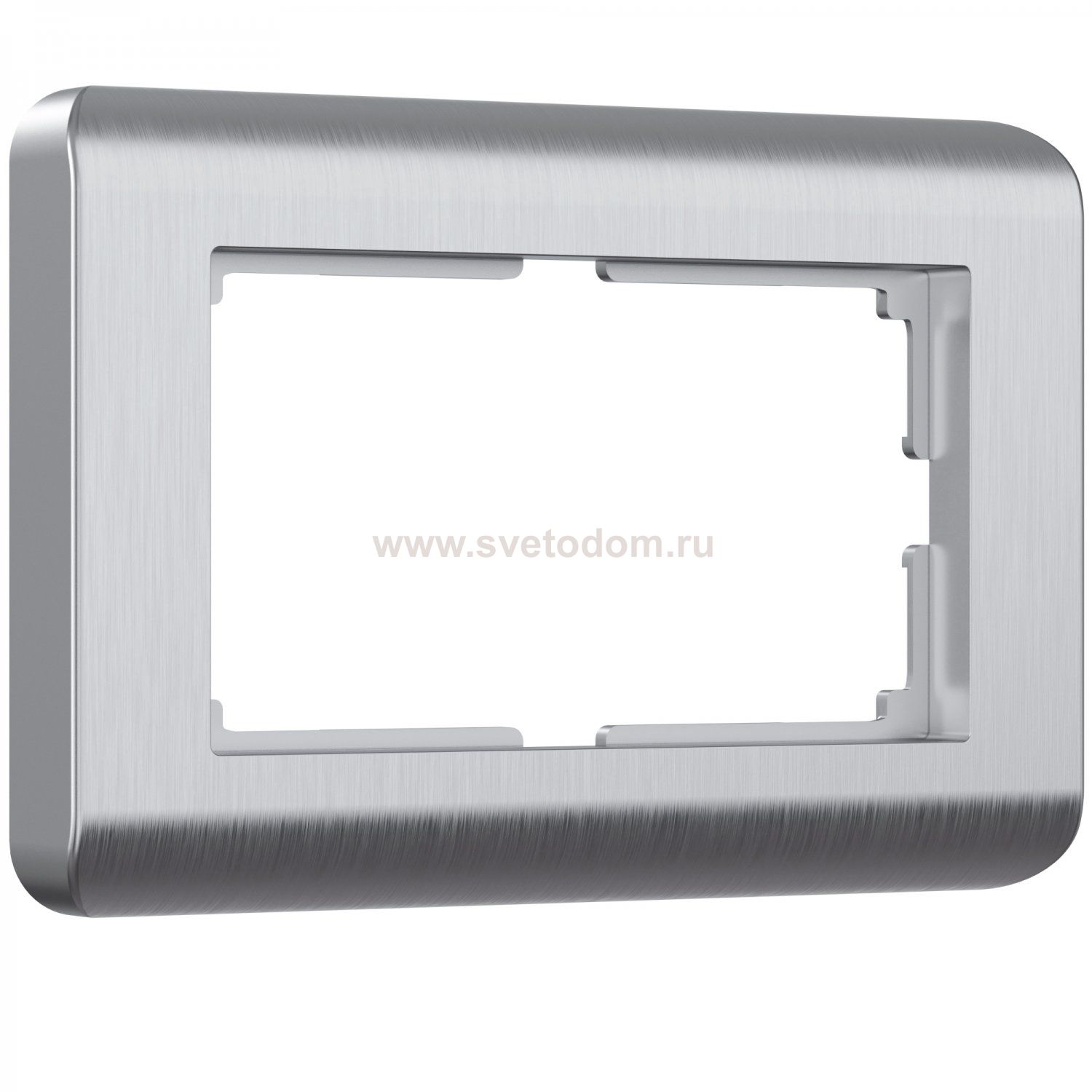 Рамка для двойной розетки (серебряный) W0082106 Werkel