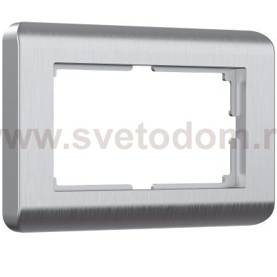Рамка для двойной розетки (серебряный) W0082106 Werkel