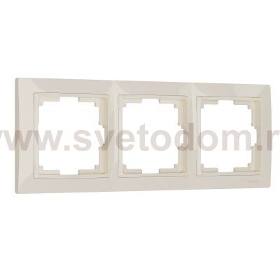Рамка на 3 поста (слоновая кость, basic) W0032003 Werkel