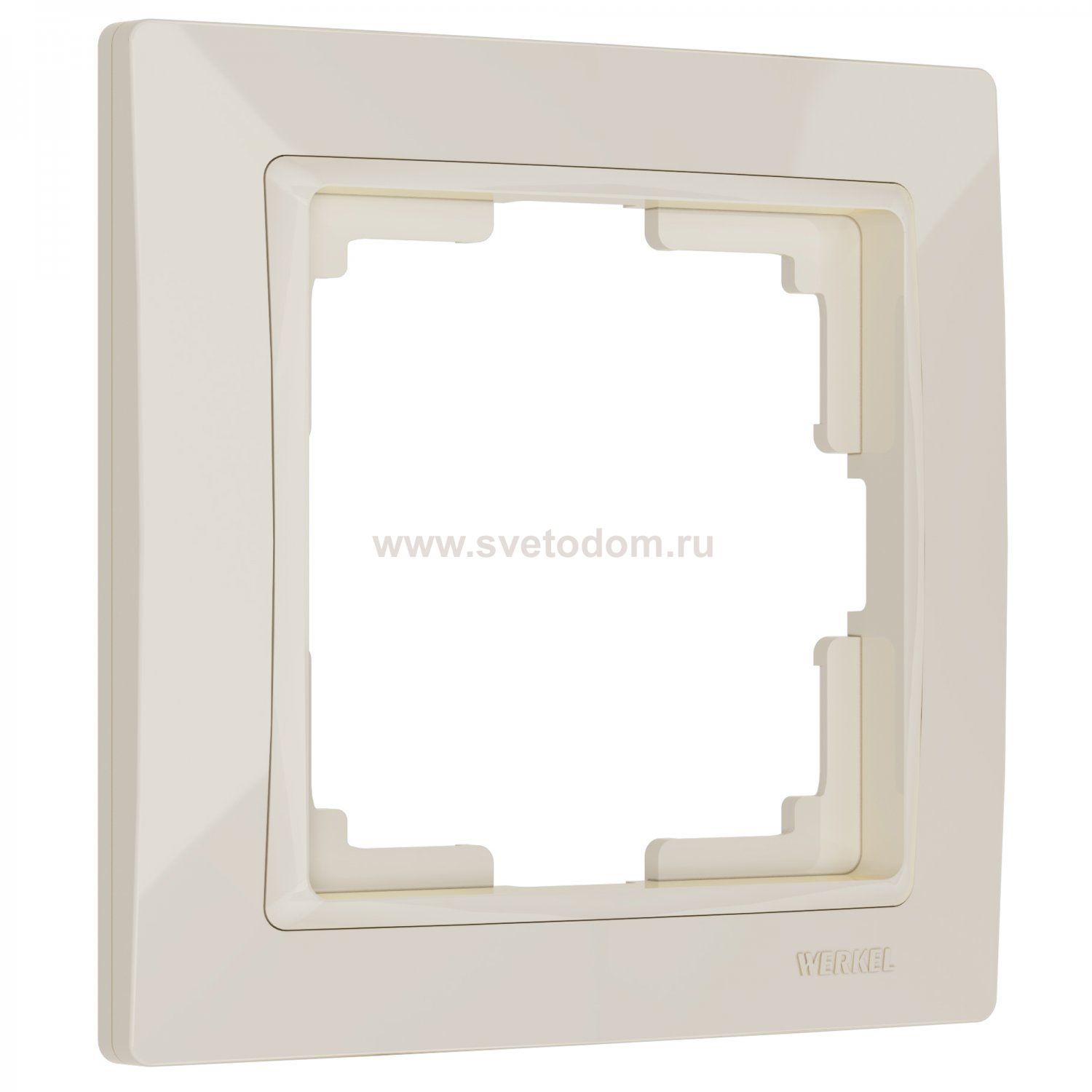 Рамка на 1 пост (слоновая кость, basic) Werkel W0012003