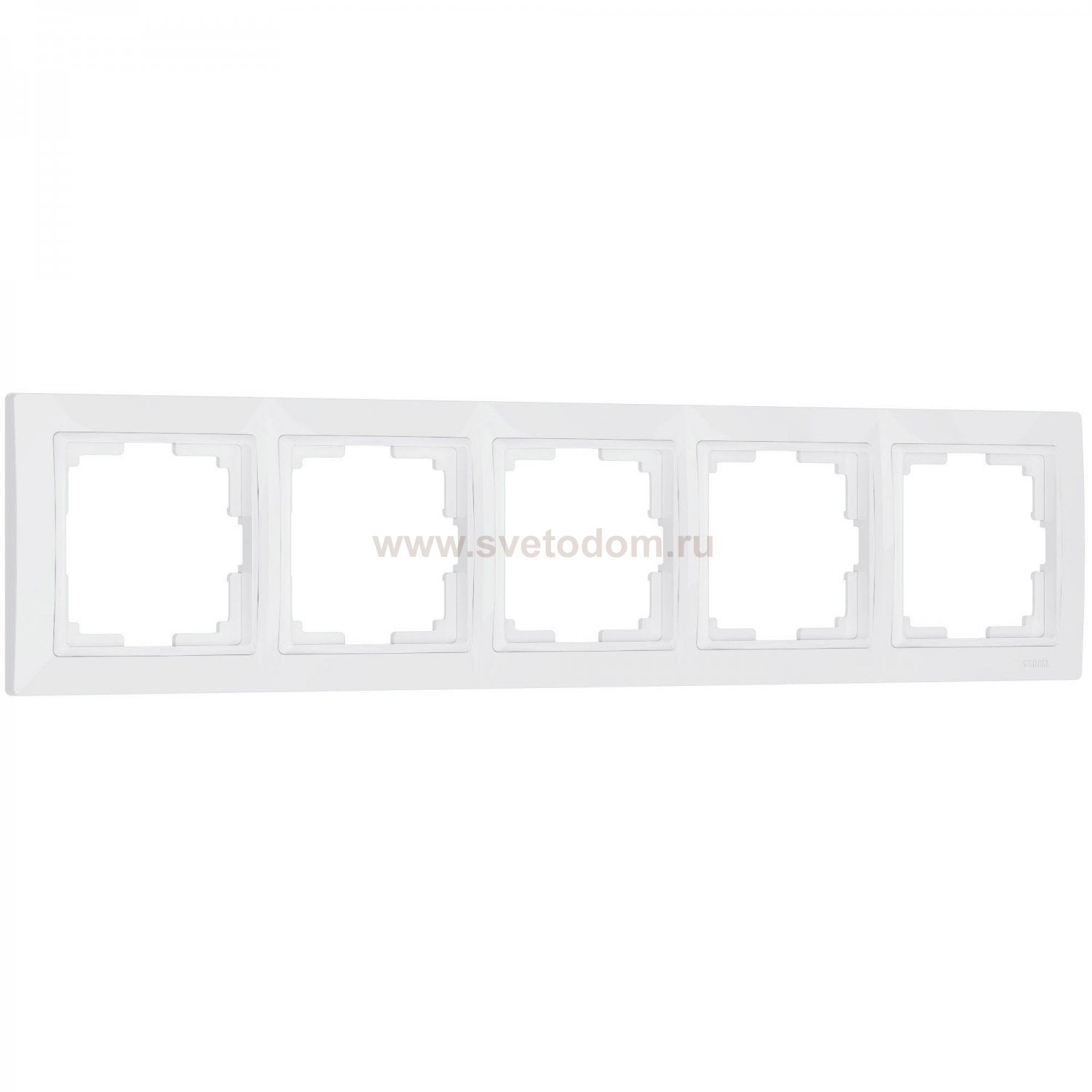Рамка на 5 постов (белый, basic) W0052001 Werkel
